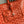 CHIEN GRIS BAG 33 IN ORANGE GOYARDINE CANVAS AND CALFSKIN TRIM