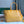 CHIEN GRIS BAG 33 IN YELLOW GOYARDINE CANVAS AND CALFSKIN TRIM