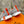 HM BOUNCING SNEAKER CLOUD AND ORANGE BREATHABLE FABRIC