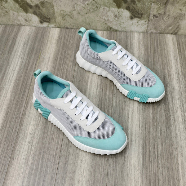 HM BOUNCING SNEAKER SKY AND GRAY BREATHABLE FABRIC