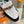 0Z MULE WHITE AND BLACK CALFSKIN WITH PATTERN