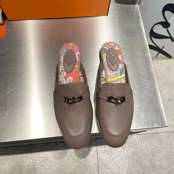 0Z MULE ASH CALFWOOD IN PELLE CON MOTIVO