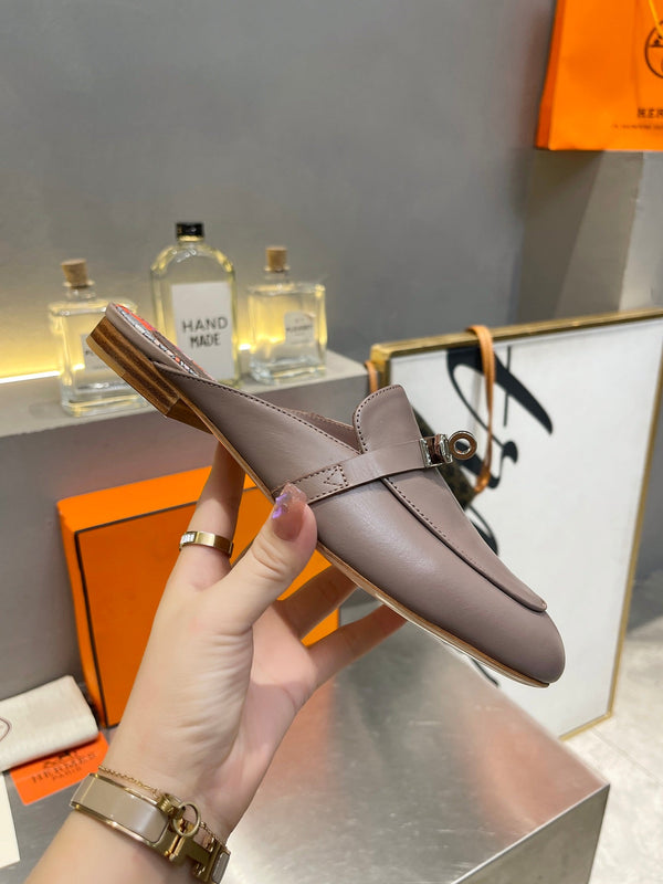 0Z MULE ASH CALFWOOD IN PELLE CON MOTIVO