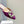 Manolo Buckle Flast Mules Purple Silk 327513