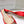 Manolo Buckle Flast Mules Red Silk 327518