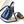 Peekaboo Mini Selleria Bag 23cm blue leather shw with 220 hand-sewn stitches