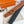 BOUCLE BELT BUCKLE & REVERSIBLE GINGER ORANGE AND BLACK LEATHER STRAP 38MM GOLD HARDWARE