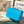 LOE GOYA BAG 18 IN COBALT BLUE SILK CALFSKIN