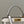 PEEKABOO ISEEU 34 IN WHITE PERFORATED CALFSKIN GOLD HARDWARE