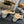slingback 60mm pelle di vitello trapuntata color crema pelle di vitello verniciata nera