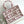 BORSA TOTE CON LETTERA 41 TESSUTO BIANCO ROSSO