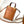 Fend Mini Sunshine Shopper Bag 18 Tan Leather