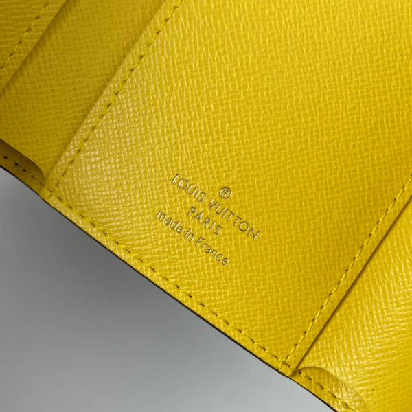Portafoglio LV M41938 Victorine in tela monogramma marrone giallo 221674
