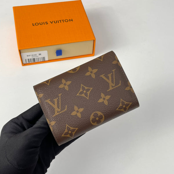 Portafoglio LV M41938 Victorine in tela monogramma marrone giallo 221674