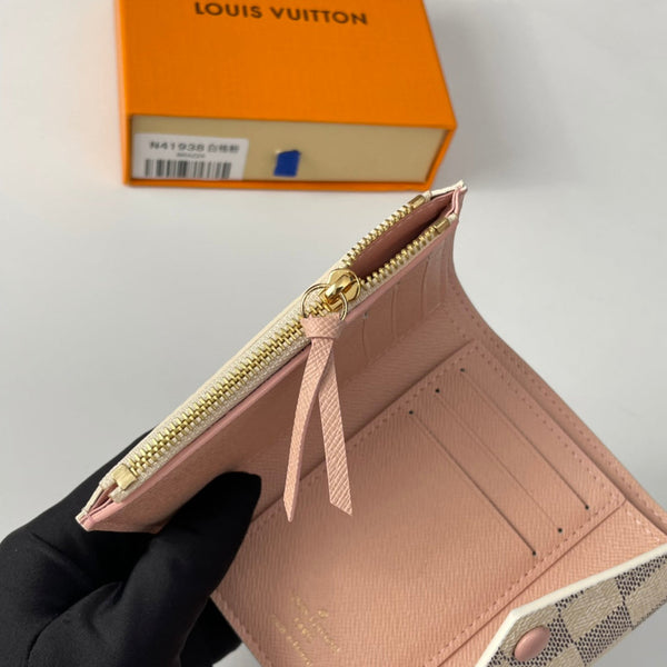 Portafoglio Victorine in cartone LV M41938, tela monogramma bianca 221678
