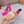 Open Toe Pump With One Stud Diamond Patent Pink Leather 130MM