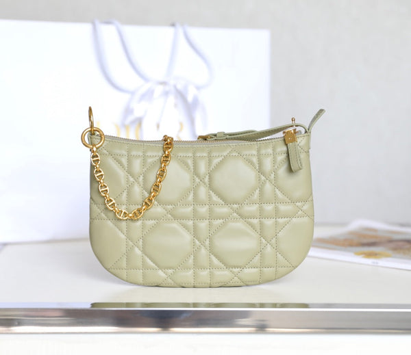 MINI CARO BAG 25 IN PELLE DI AGNELLO BEIGE