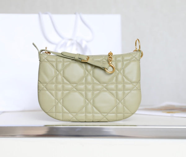 MINI CARO BAG 25 IN PELLE DI AGNELLO BEIGE
