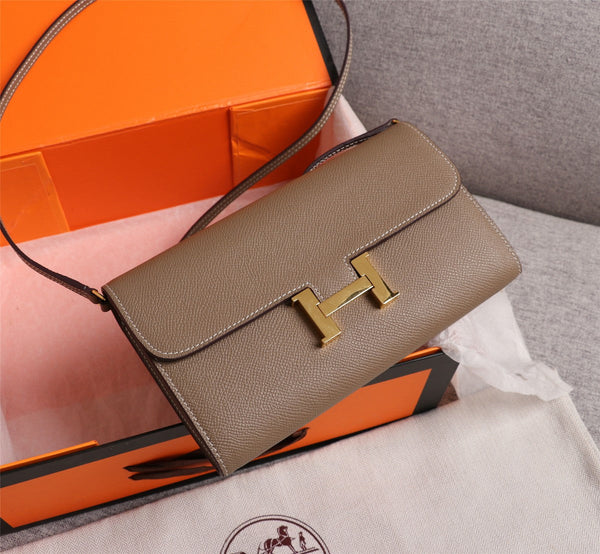 BORSE HM CONSTANCE DAKANG 20.5 CARAMELLO EPSOM