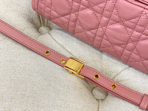 BORSA CARO GRANDE 28 PELLE DI VITELLO ROSA ANTICO