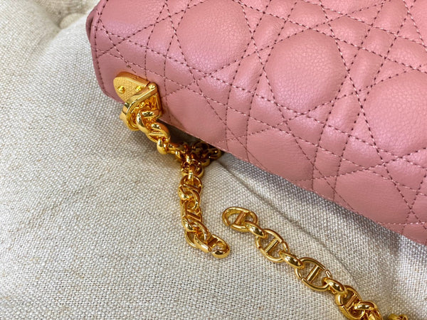 BORSA CARO GRANDE 28 PELLE DI VITELLO ROSA ANTICO