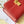 CELINE MEDIUM CLASSIQUE BAG 24CM RED CALFSKIN