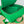 WOVEN BACKPACK 34 IN EMERALD GREEN LAMBSKIN