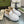 GG LOAFER IN WHITE CALFSKIN WITH BEIGE WOOL LINING