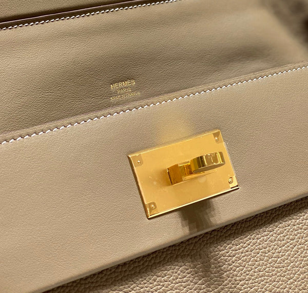 HM 26s 24/24 Bag 29cm Taupe Togo Leather