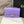 flap bag mini 20cm purple caviar silver hardware