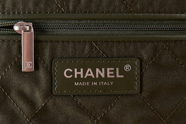 cc 22 hobo pelle di vitello oliva hardware argento