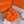 chypre sandal orange lamb wool
