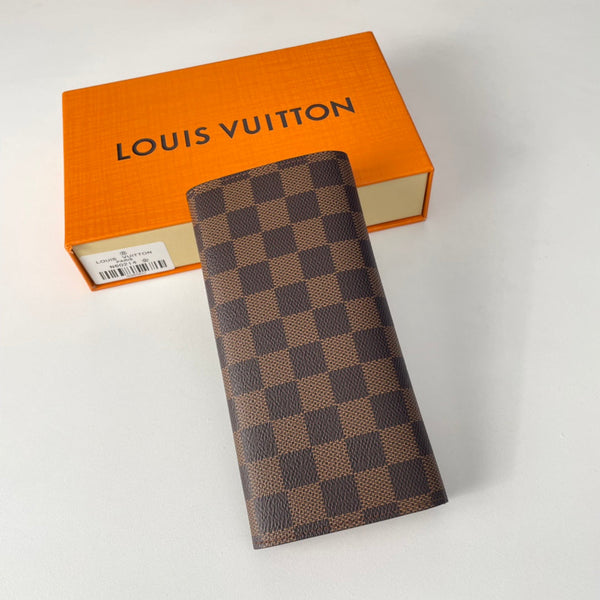 Portafoglio LV N60214 Emilie in tela monogramma marrone rosa 221665