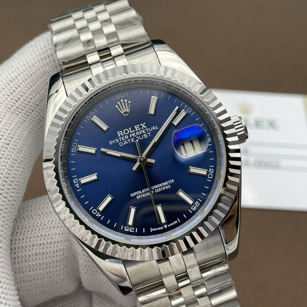 Rolex Datejust 41mm Silver Blue Dial 1