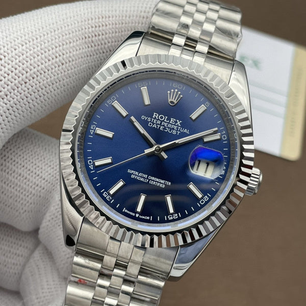 Rolex Datejust 41mm Silver Blue Dial 1