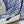HM Pegase Pop Herbag Zip 31 White Blue Canvas Black Cowhide Leather