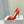 Manolo Diamond Buckle Pumps 10cm Red Silk 574251
