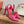 HM Holy 105 Sandal In Bright Pink Grained Calfskin