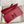 HM Jige Elan 29 Clutch In Cherry Red Calfskin With Wine Red Lizard Skin (25 days of production)