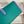 HM Jige Elan 29 Clutch In Teal Green Calfskin With Royal Blue Lizard Skin (25 days of production)