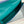 HM Jige Elan 29 Clutch In Teal Green Calfskin With Royal Blue Lizard Skin (25 days of production)