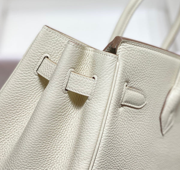 HM BIRKIN 35CM PELLE TOGO BIANCA FERRAMENTA ORO