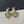cc strass crystal heart drop light gold earrings