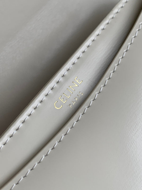 teen besace triomphe 18.5 vitello bianco con catena