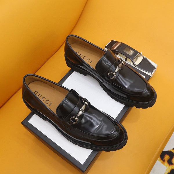 GG Men's Loafer Black Patent Leather 524062