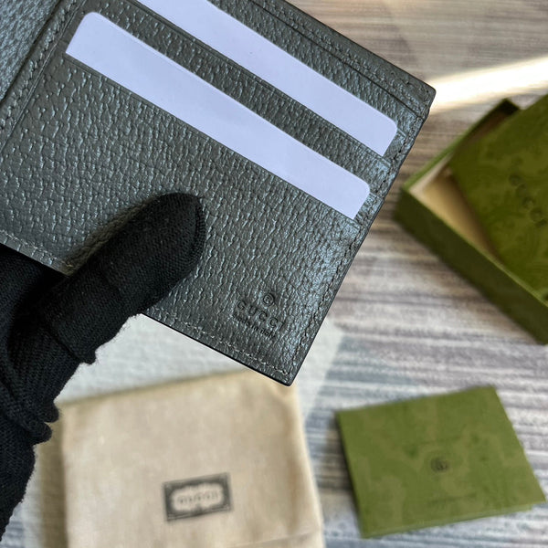 PORTAFOGLIO GG MARMONT 11 BIFOLD IN PELLE DI VITELLO GRIGIO PENTER