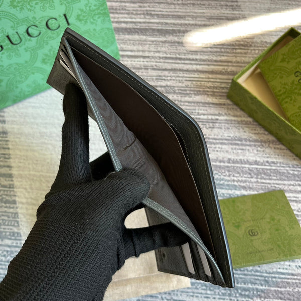 PORTAFOGLIO GG MARMONT 11 BIFOLD IN PELLE DI VITELLO GRIGIO PENTER