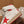 SKY-STAR SNEAKERS IN WHITE NAPPA LAMBSKIN WITH RED STAR AND HEEL TAB
