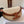 BESACE 23 IN WHITE CANVAS AND BROWN CALFSKIN