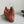 BORSA SOTTOASCELLO ROMY 43 ARANCIONE RUGGINE IN PELLE DI VITELLO